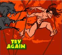 une photo d'Ã©cran de Tarzan sur Nintendo Game Boy Color